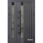 Полуторні двері з терморозривом модель Avenue комплектація Termix 1200