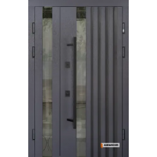 Полуторні двері з терморозривом модель Avenue комплектація Termix 1200
